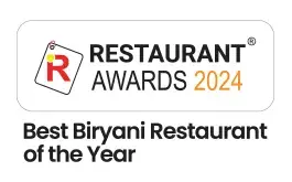 Best Heritage Biryani — South India — Restaurant Awards / Culinary Heritage