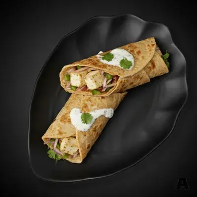 Paneer Paratha Roll
