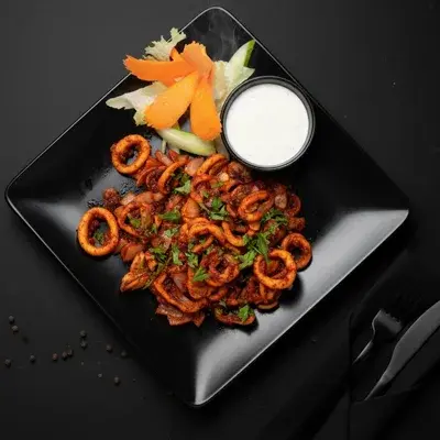 Squid Tawa Fry