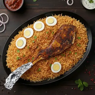 Mutton Raan Biryani