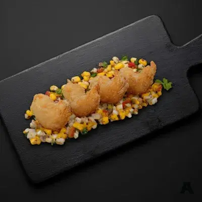 Prawns Kunafa